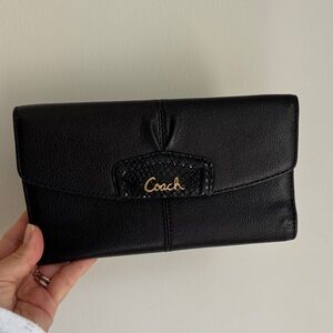 Coach Black Leather wallet